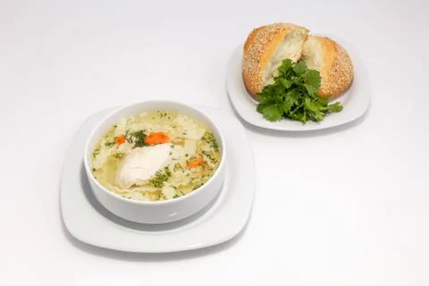 Easy chicken soup Фото