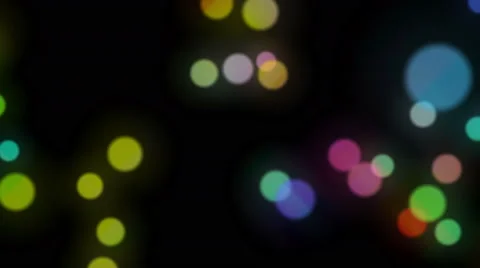 Easy Colored Circles Particles Game on Black Stock Footage 57307000