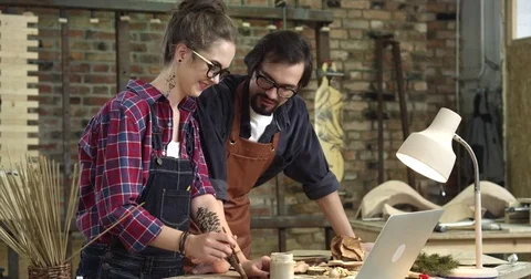 Easy Communication in Designer Studio Stock Footage 71580716