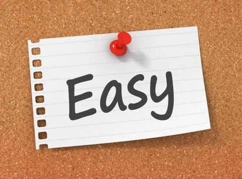 Easy concept 3d illustration イラスト素材