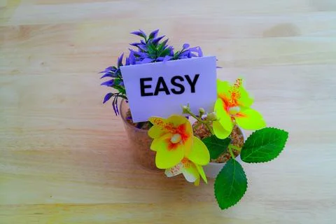 Easy concept  Stock Photos