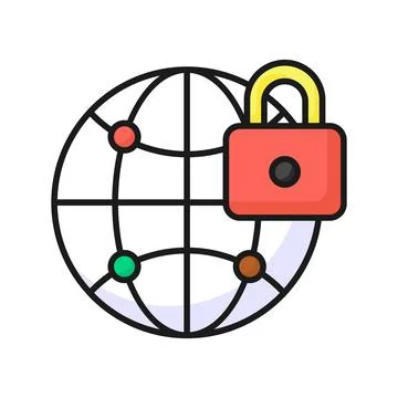 Easy to edit glyph icon of handheld security metal detector. Illustrazione stock