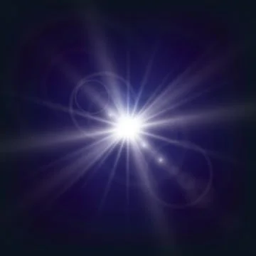 Easy flash. concert lighting on a background of blue background. Stock Illustration