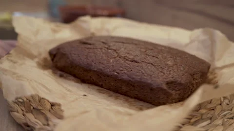 Easy Homemade Banana Bread Step-by-Step Recipe Stock Footage 281262459