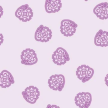 Easy installation line seamless pattern Stock-Illustration