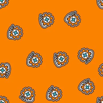 Easy installation vector seamless pattern Stock-Illustration