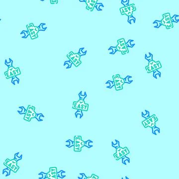 Easy installation vector seamless pattern Stock-Illustration