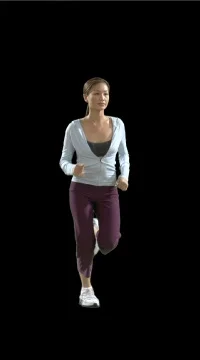 Easy Jog Stock Footage 79902