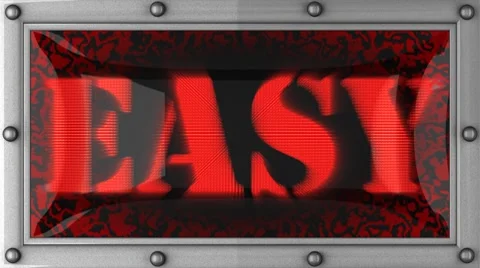 Easy on led Stock Footage 8704170