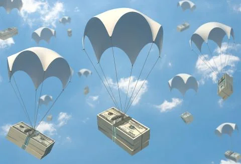 Easy Money Stock Illustration