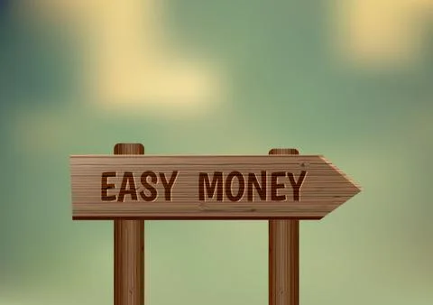 Easy money Stock Illustration