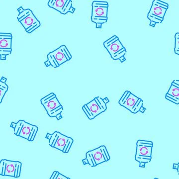 Easy refill vector seamless pattern Stock Illustration