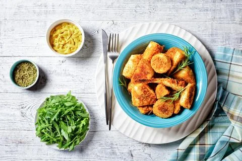 Easy side dish baked root vegetables with rosemary Foto stock
