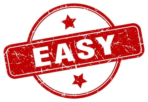 Easy sign Stock Illustration