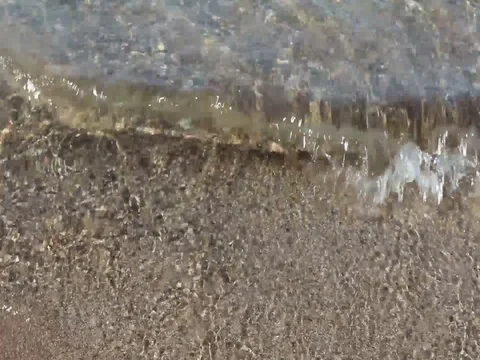 Easy splash of the waves. Stock Footage 80760180