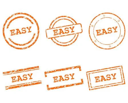 Easy Stempel - Easy stamps Easy Stempel - Easy stamps Copyright: xZoonar.c... Stock Photos