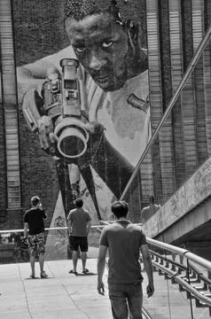 Easy target practice, hold it there, do not go any further. Stock Photos