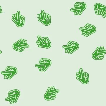 Easy use glyph seamless pattern Stock-Illustration