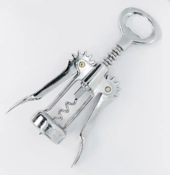 Easy to use manual corkscrew Stock Photos