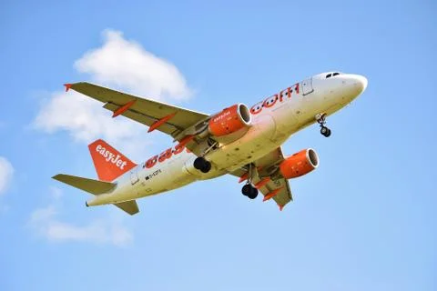EasyJet A319 Stockfoto's