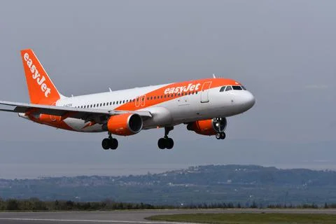 An easyjet aeroplane Stock Photos