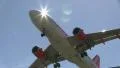 Easyjet crossing the sun HD Footage