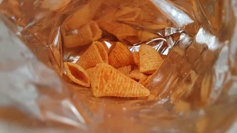 Eat bagged fries Video stock 101035989