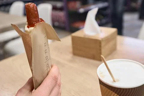 Eat in cafe Stock Photos
