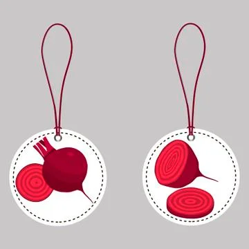 Eat fresh beets イラスト素材