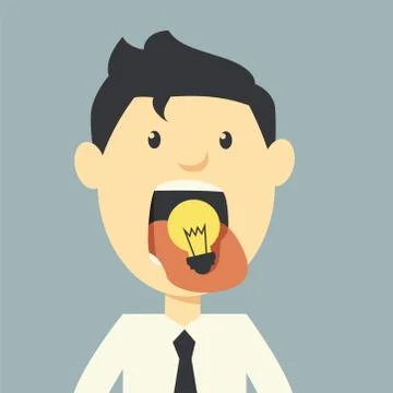 Eat ideas 库存插图