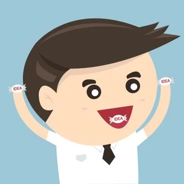 Eat Ideas Stock Illustration