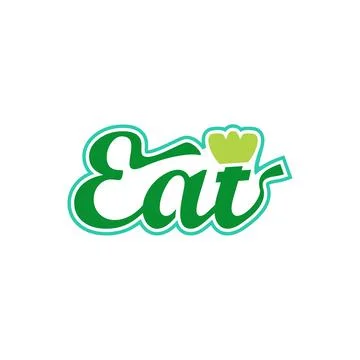 Eat logo Stock Illustration