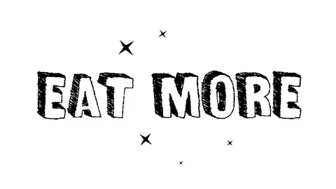 Eat more Word Stock Footage 174617934
