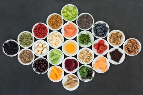 Eat for a Sharper Mind 스톡 사진