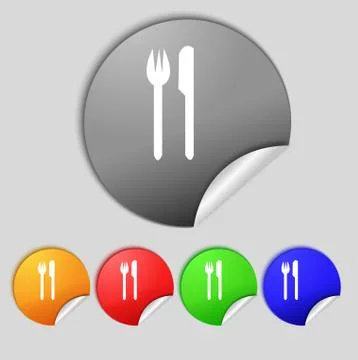 Fork, knife and plate icon seamless pattern background. Restaurant