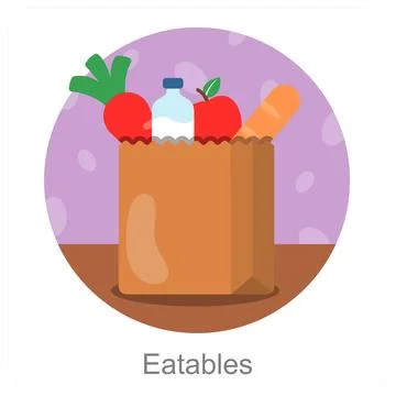 Eatables Stock Illustration