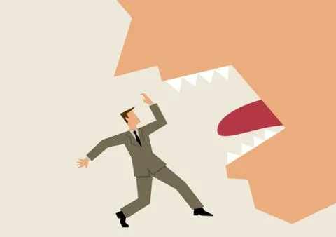 Eaten Alive Stock Illustration