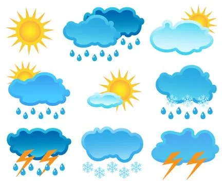 ?eather icon Illustrazione stock