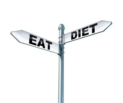 Eating And Dieting Stock Illustration