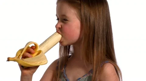 Eating a banana Stock Footage 22635960