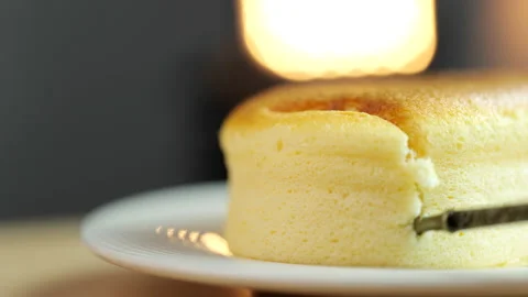 Eating cheesecake. Taking a bite of cheesecake with fork 스톡 동영상 155886055