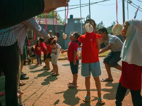 Eating crackers Stock Photos