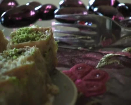 Eating dessert PAL Stock Footage 129371
