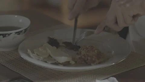 Eating Stock Footage 219640298