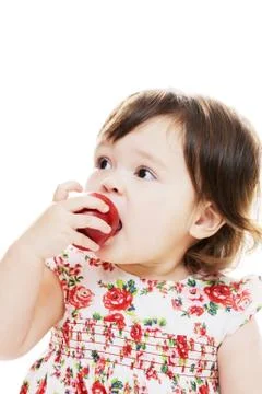 Eating fresh fruit Stock Photos