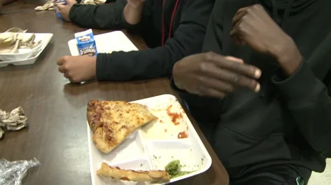 Eating lunch (4 of 10) Video stock 8697808
