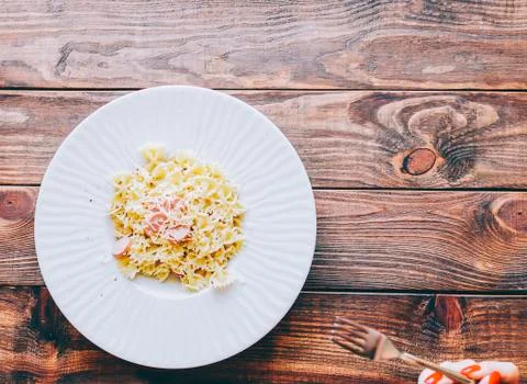 Eating A Pasta Stock Photos