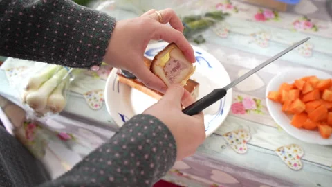 Eating Pathé Stock Footage 245374600