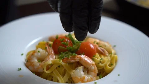 Eating Plate Of Spaghetti 動画素材 104544332