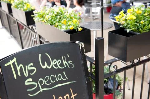 Eating at a Restaurant Stock Photos